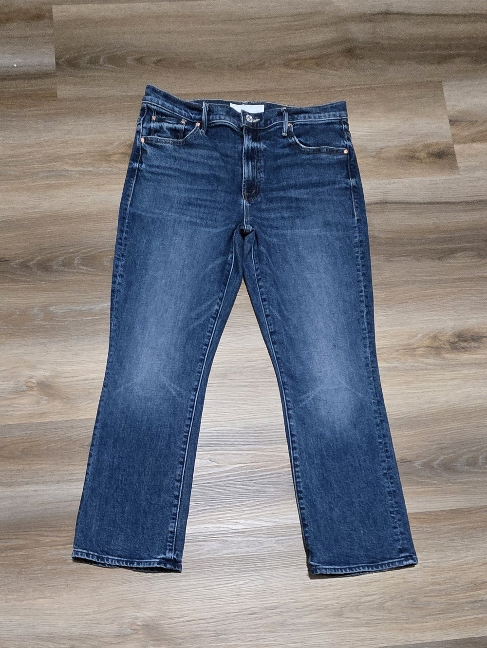Mother Insider Ankle Classic Women's Dark Blue Straight-Leg Jeans Size 32